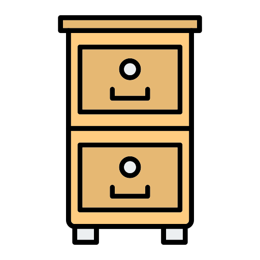 파일 캐비닛 Generic Outline Color icon