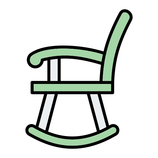 bujane krzesło Generic Outline Color ikona