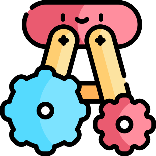 Constructor Kawaii Lineal color icon