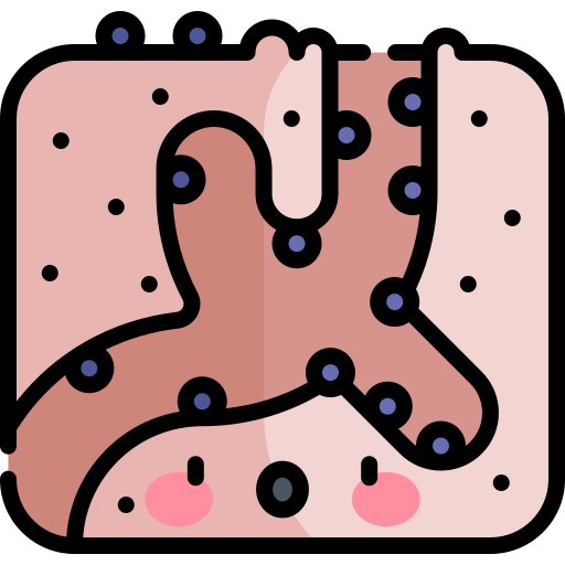 Anthill Kawaii Lineal color icon