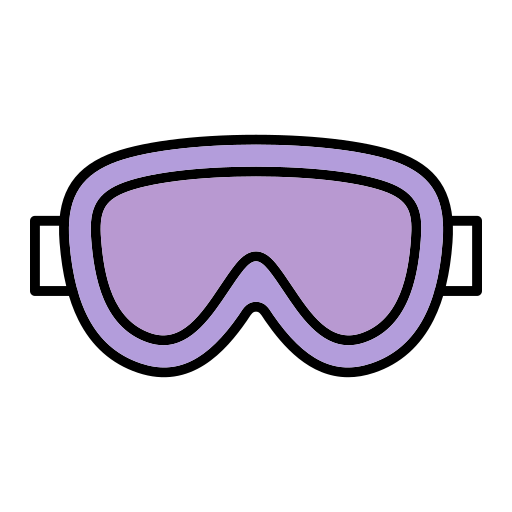 очки для плавания Generic Outline Color иконка
