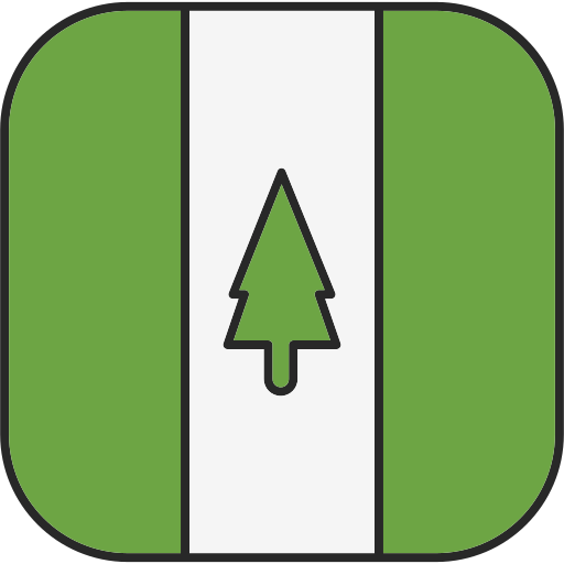 norfolkinsel Generic Outline Color icon