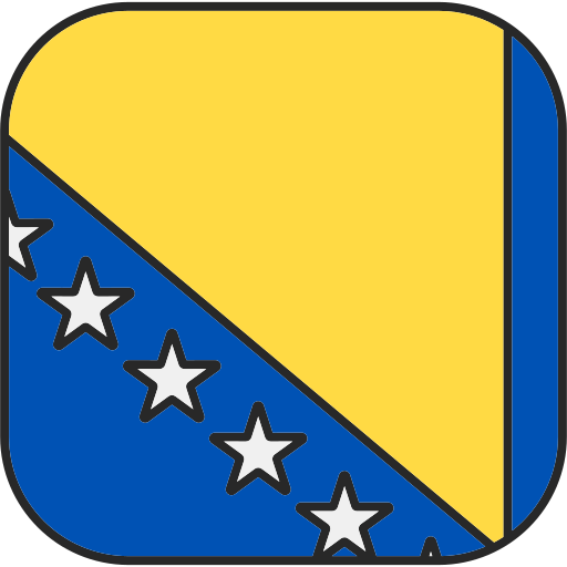 ボスニア・ヘルツェゴビナ Generic Outline Color icon