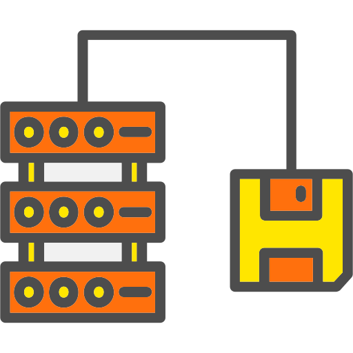 base de datos Generic Outline Color icono
