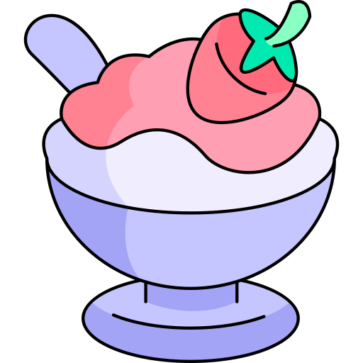 Shaved ice Generic Thin Outline Color icon