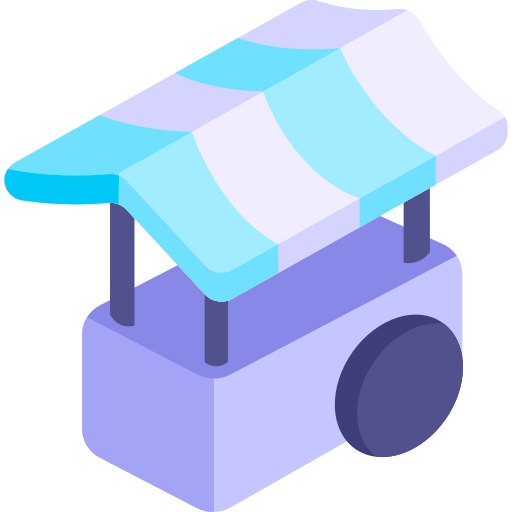 Ice cream cart Generic Flat icon