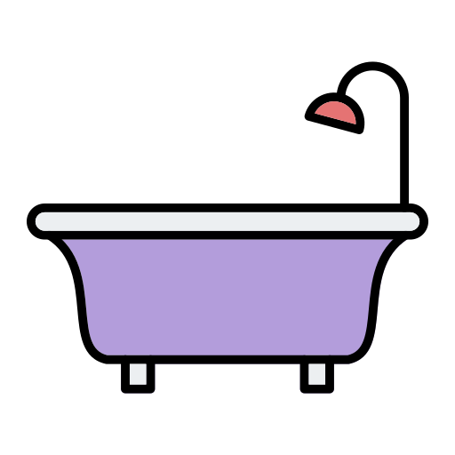 목욕통 Generic Outline Color icon