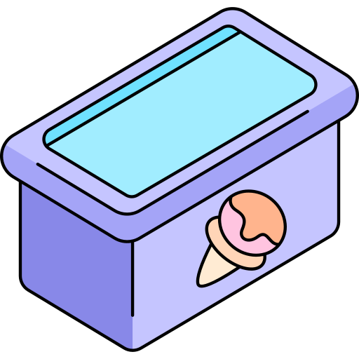 Холодильник Generic Thin Outline Color иконка