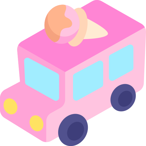 camion de helados Generic Flat icono