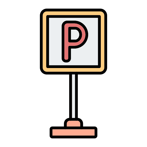 駐車標識 Generic Outline Color icon