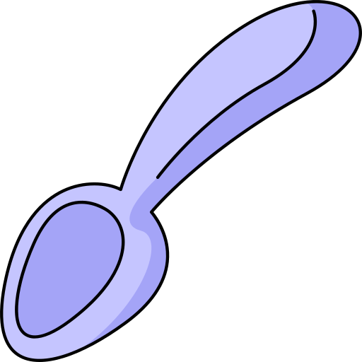 Spoon Generic Thin Outline Color icon