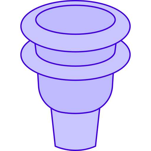 Cone Generic Thin Outline Color icon