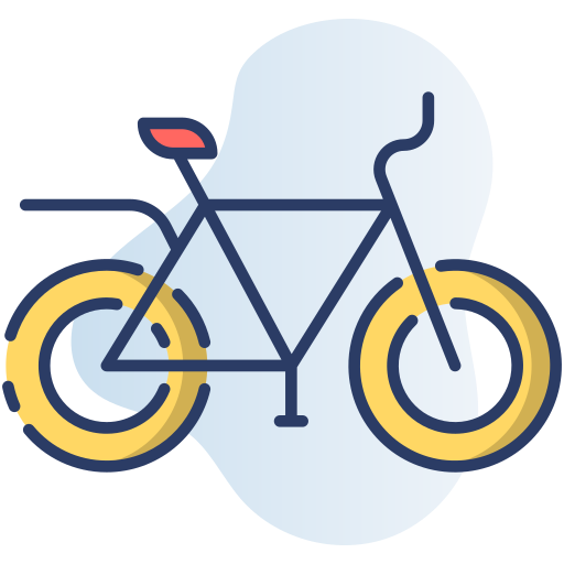 bicicleta Generic Rounded Shapes icono