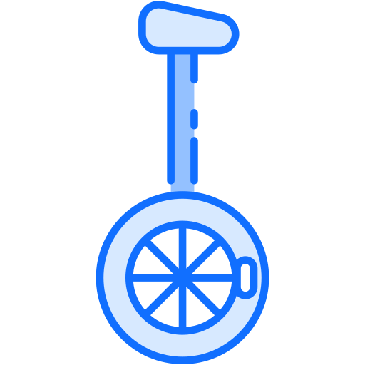 Monocycle Generic Blue icon