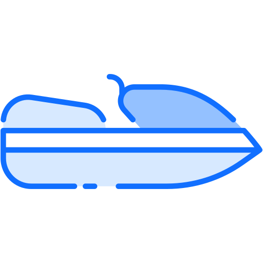 jet ski Generic Blue icon