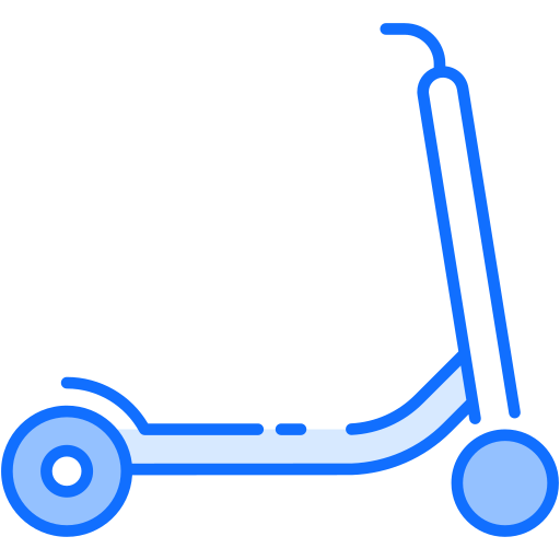 Kick scooter Generic Blue icon