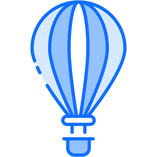 熱気球 Generic Blue icon