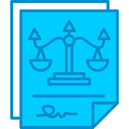 papel legal Generic Blue icono