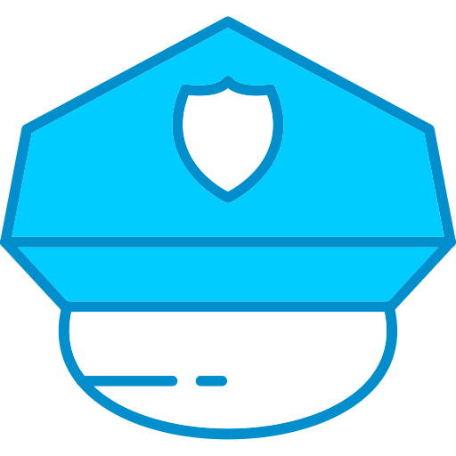 polizeimütze Generic Blue icon