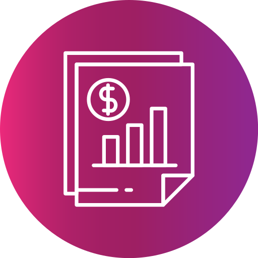 orçamento Generic Flat Gradient Ícone