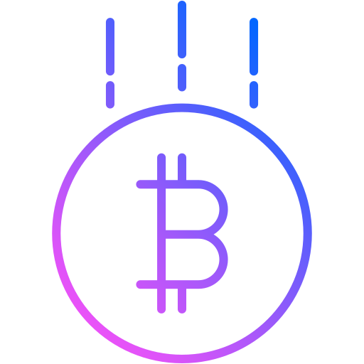bitcoin Generic Gradient icoon