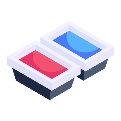 Water color Generic Isometric icon