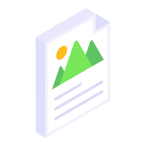 문서 Generic Isometric icon