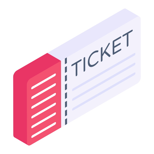 ticket Generic Isometric icoon