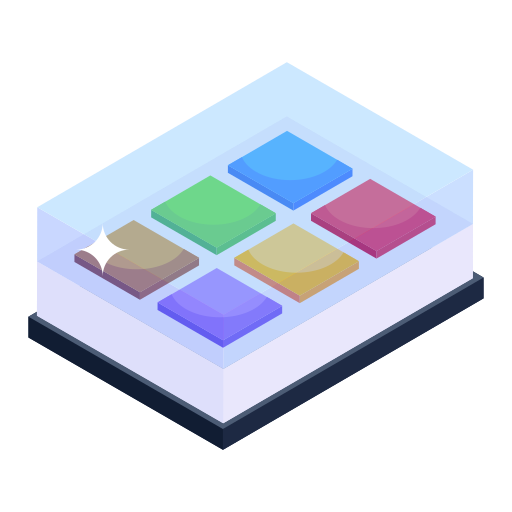 수채화 물감 Generic Isometric icon