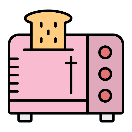 トースター Generic Outline Color icon