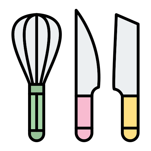 batería de cocina Generic Outline Color icono