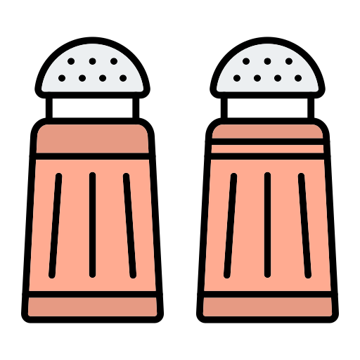 소금과 후추 Generic Outline Color icon
