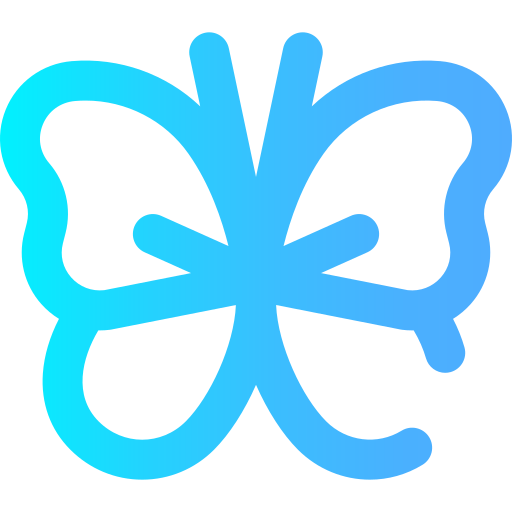 Бабочка Super Basic Omission Gradient иконка