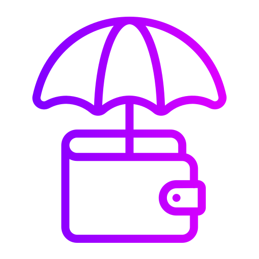 지불 보호 Generic Gradient icon