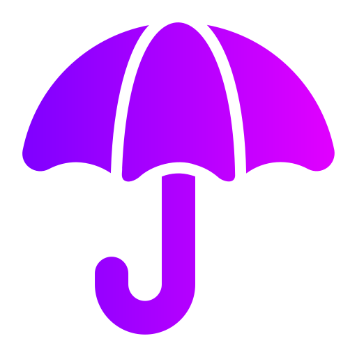 ombrello Generic Flat Gradient icona