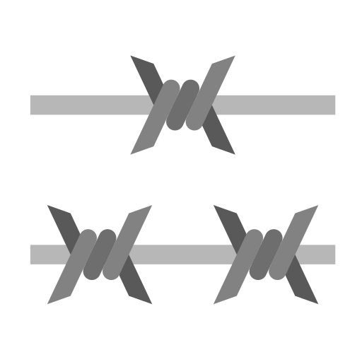 Barbed wire Generic Flat icon
