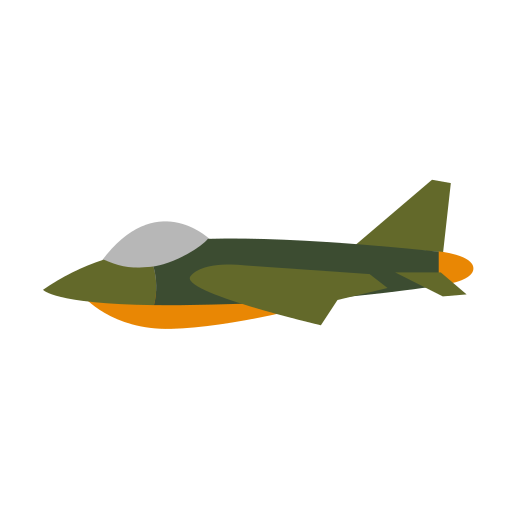 Fighter jet Generic Flat icon
