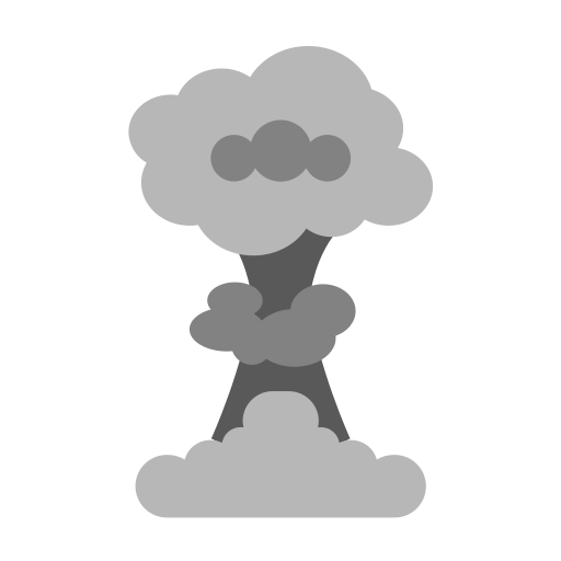 nukleare explosion Generic Flat icon