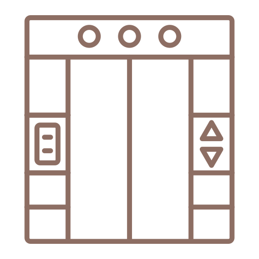 エレベーター Generic Simple Colors icon