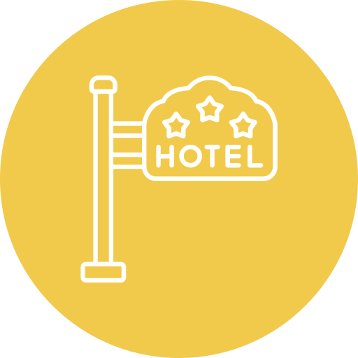 Знак отеля Generic Flat иконка