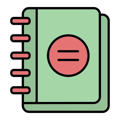 日記 Generic Outline Color icon