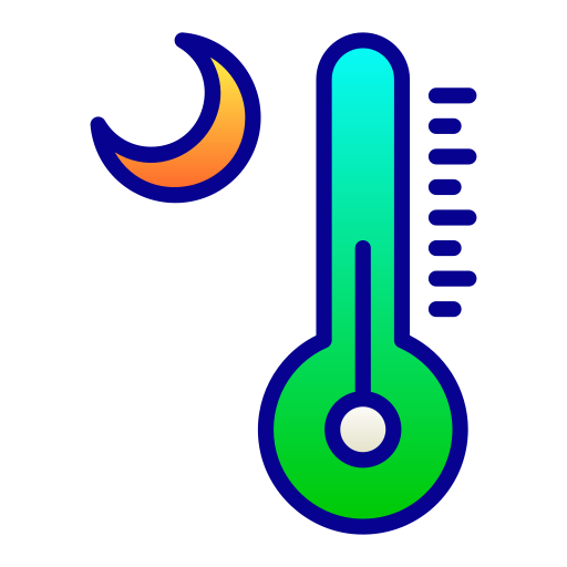 temperatuur Generic Lineal Color Gradient icoon