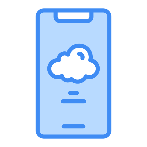 mobiel Generic Blue icoon