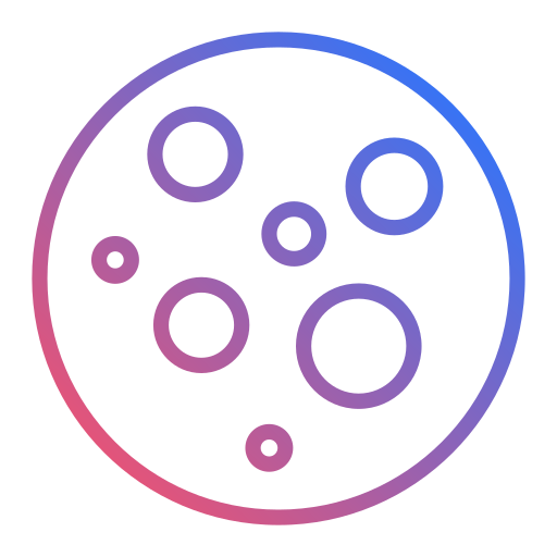 pełnia księżyca Generic Gradient ikona