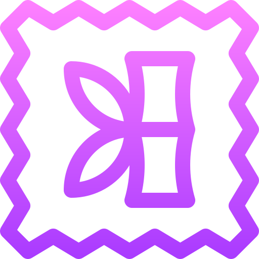 竹 Basic Gradient Lineal color icon