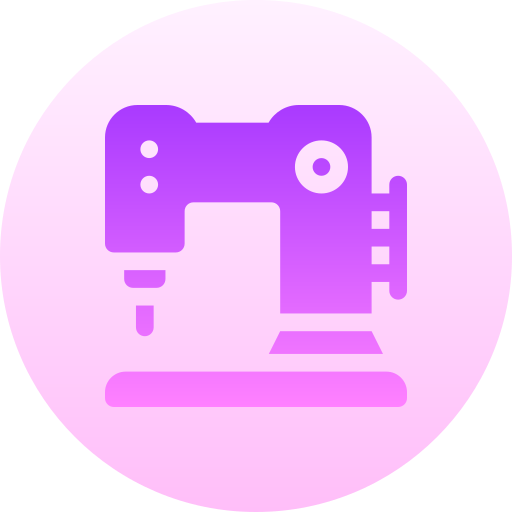 Sewing machine Basic Gradient Circular icon