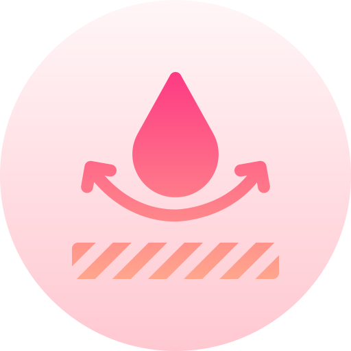 防水 Basic Gradient Circular icon