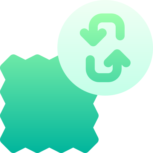 reciclable Basic Gradient Gradient icono