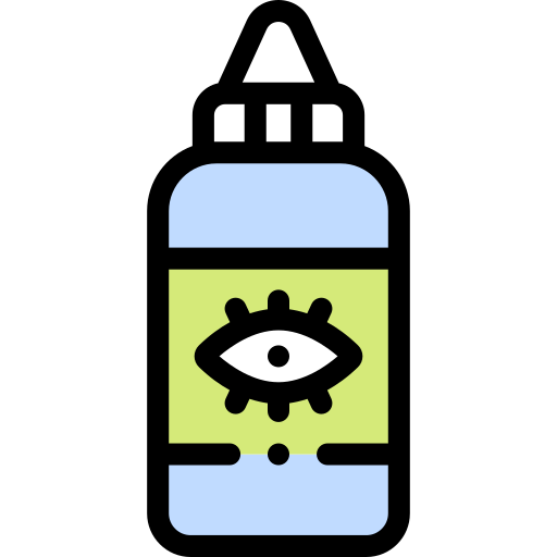 Eye drop Detailed Rounded Lineal color icon