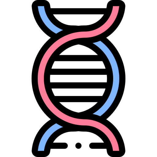 struktura dna Detailed Rounded Lineal color ikona